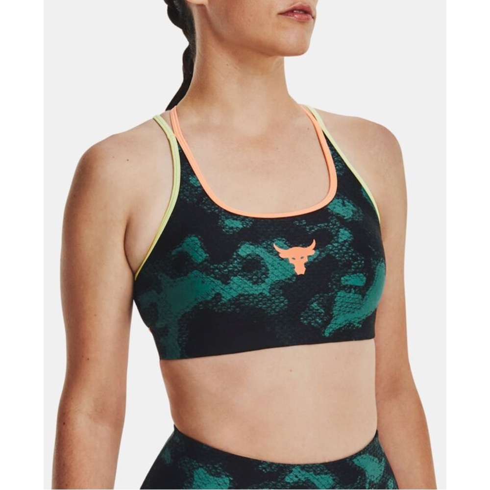 Under Armour Project Rock Crossback Sports Bra
